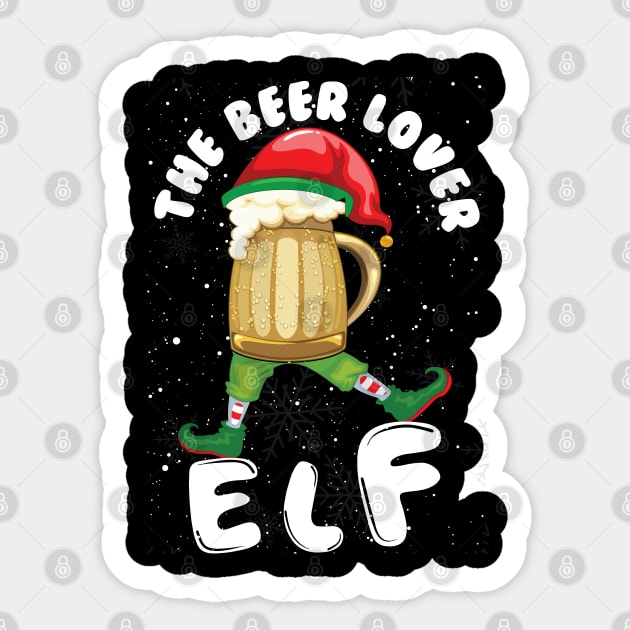 The Beer lover Sticker by Riyadkhandaker